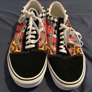 pair of vans , size 12